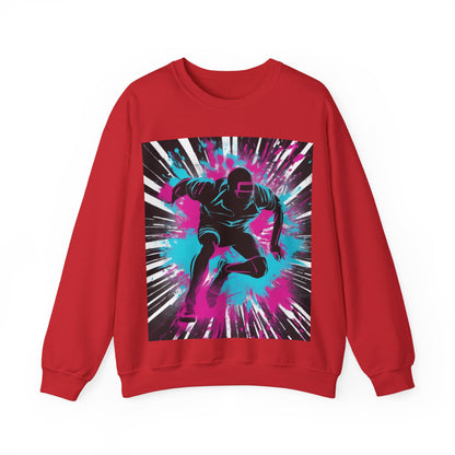 boostlete-recovery-progress-scene-sprinter-chalk-bold-0220 — Unisex Heavy Blend Crewneck Sweatshirt (Gildan)