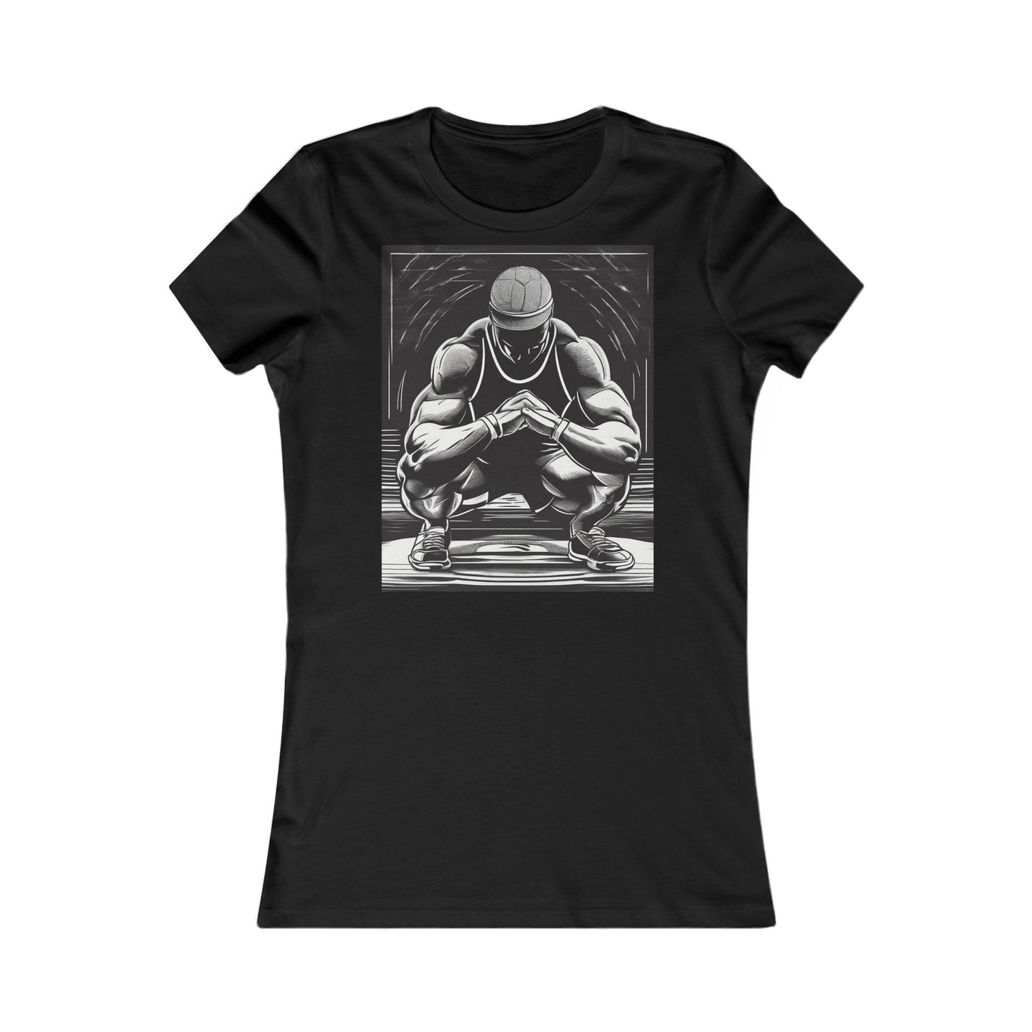 boostlete-pr-season-scene-athlete-outline-athletic-0144 — Women's Favorite Tee (B+C 6004)