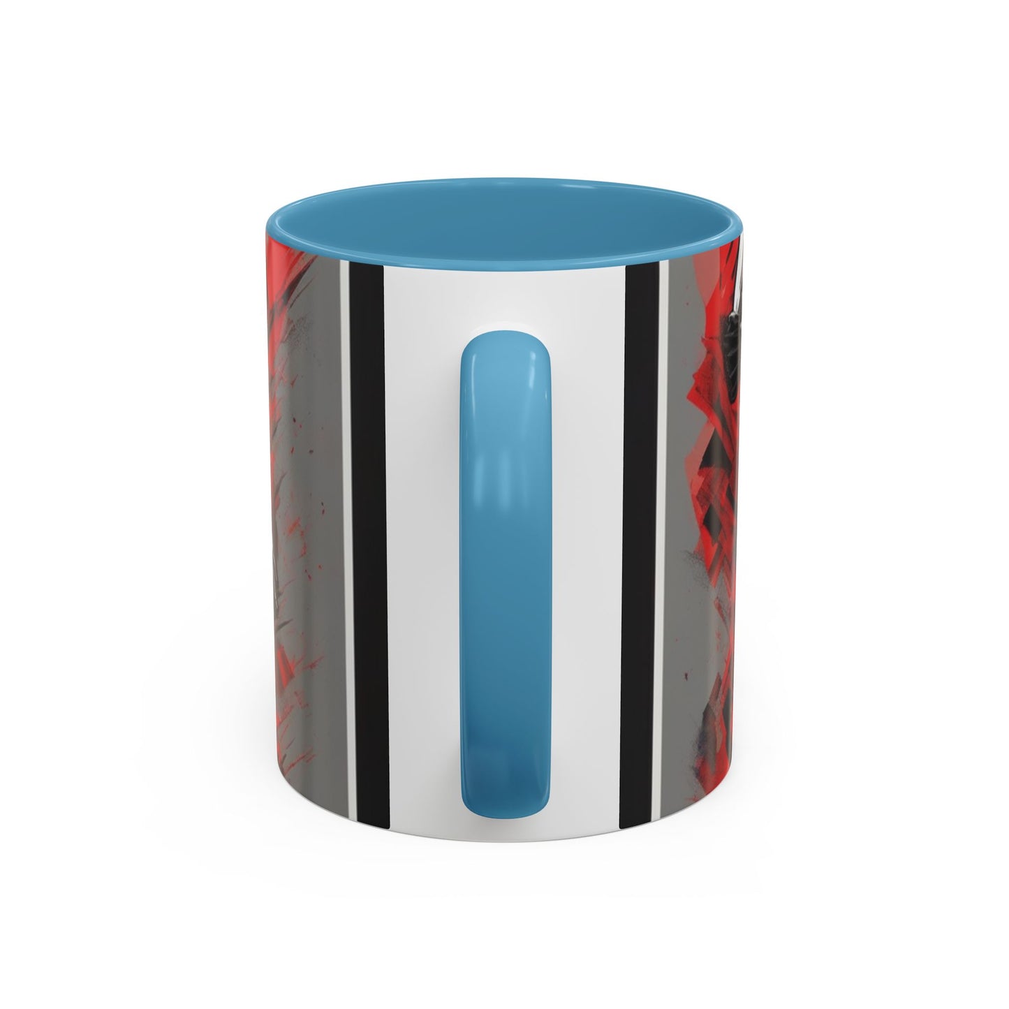 boostlete-field-day-scene-sprinter-glitch-badge-0284 — Accent Mug 11oz/15oz