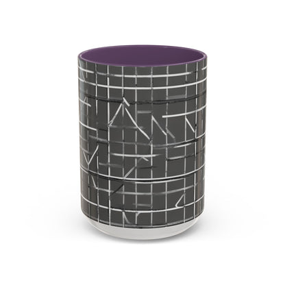 boostlete-rise-grind-pattern-plate-number-monoline-0291 — Accent Mug 11/15oz