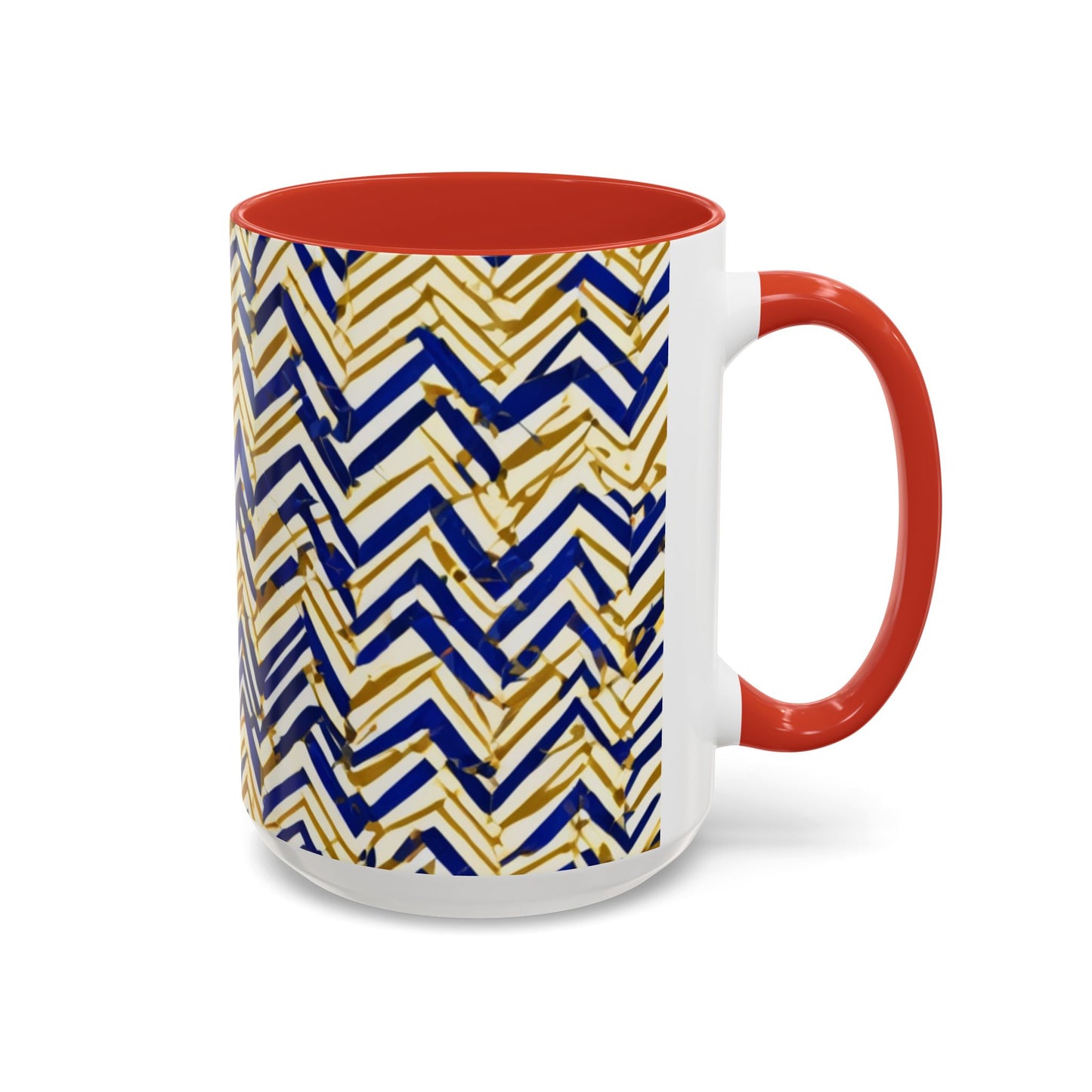 boostlete-boost-mode-pattern-ekg-line-art-0091 — Accent Mug 11oz/15oz