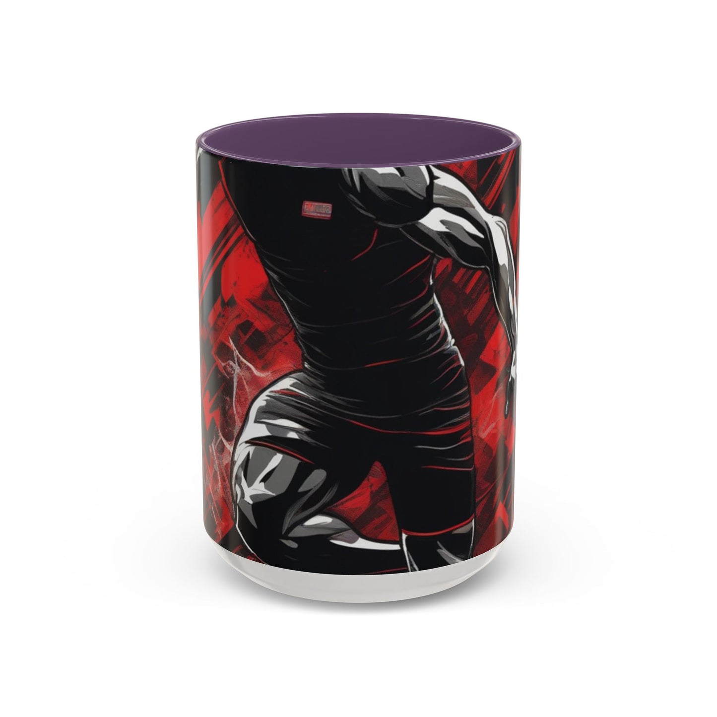 boostlete-field-day-scene-sprinter-glitch-badge-0284 — Accent Mug 11oz/15oz