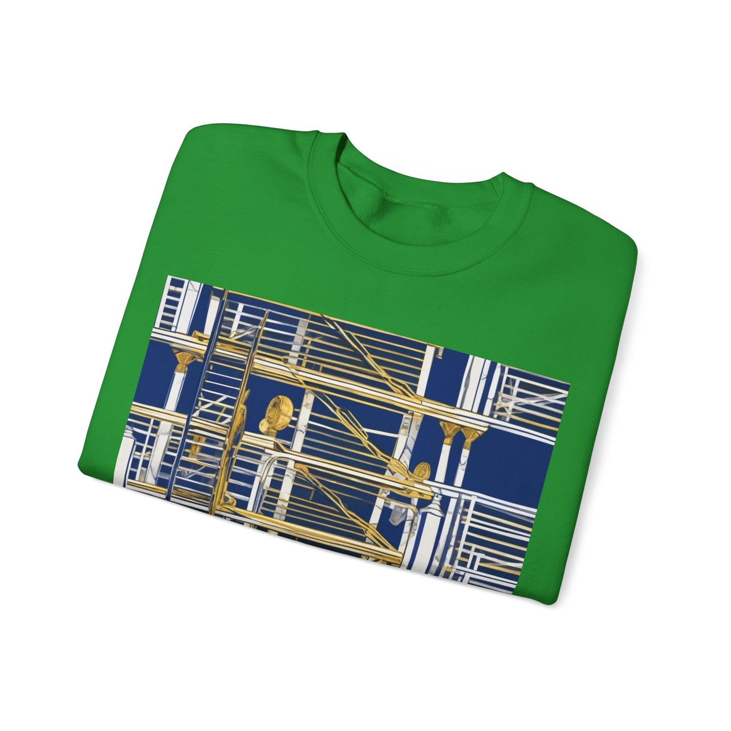 boostlete-rise-grind-icon-ladder-high-engraved-0238 — Unisex Heavy Blend Crewneck Sweatshirt (Gildan)