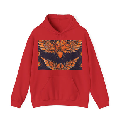 boostlete-field-day-icon-wings-soft-geometric-0298 — Unisex Heavy Blend Hooded Sweatshirt (Gildan)