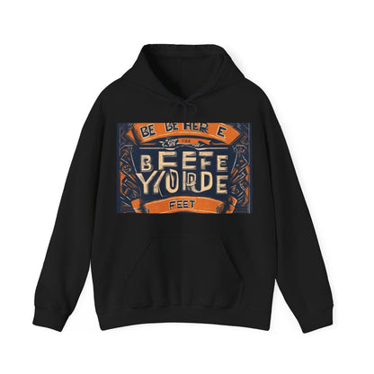 boostlete-field-day-type-be-where-your-feet-are-banner-engraved-0029 — Unisex Heavy Blend Hooded Sweatshirt (Gildan)