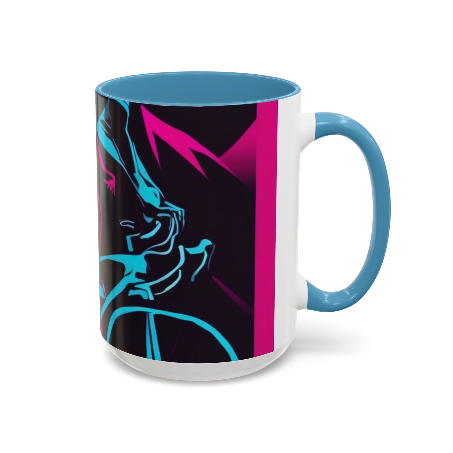boostlete-rise-grind-scene-cyclist-outline-vector-0868 — Accent Mug 11/15oz