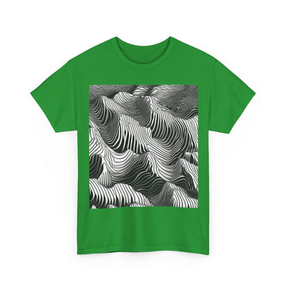 boostlete-field-day-pattern-topographic-isometric-0211 — Unisex Heavy Cotton Tee (Gildan 5000)