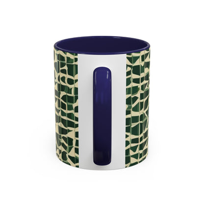 boostlete-iron-intent-pattern-plate-number-isometric-0099 — Accent Mug 11oz/15oz