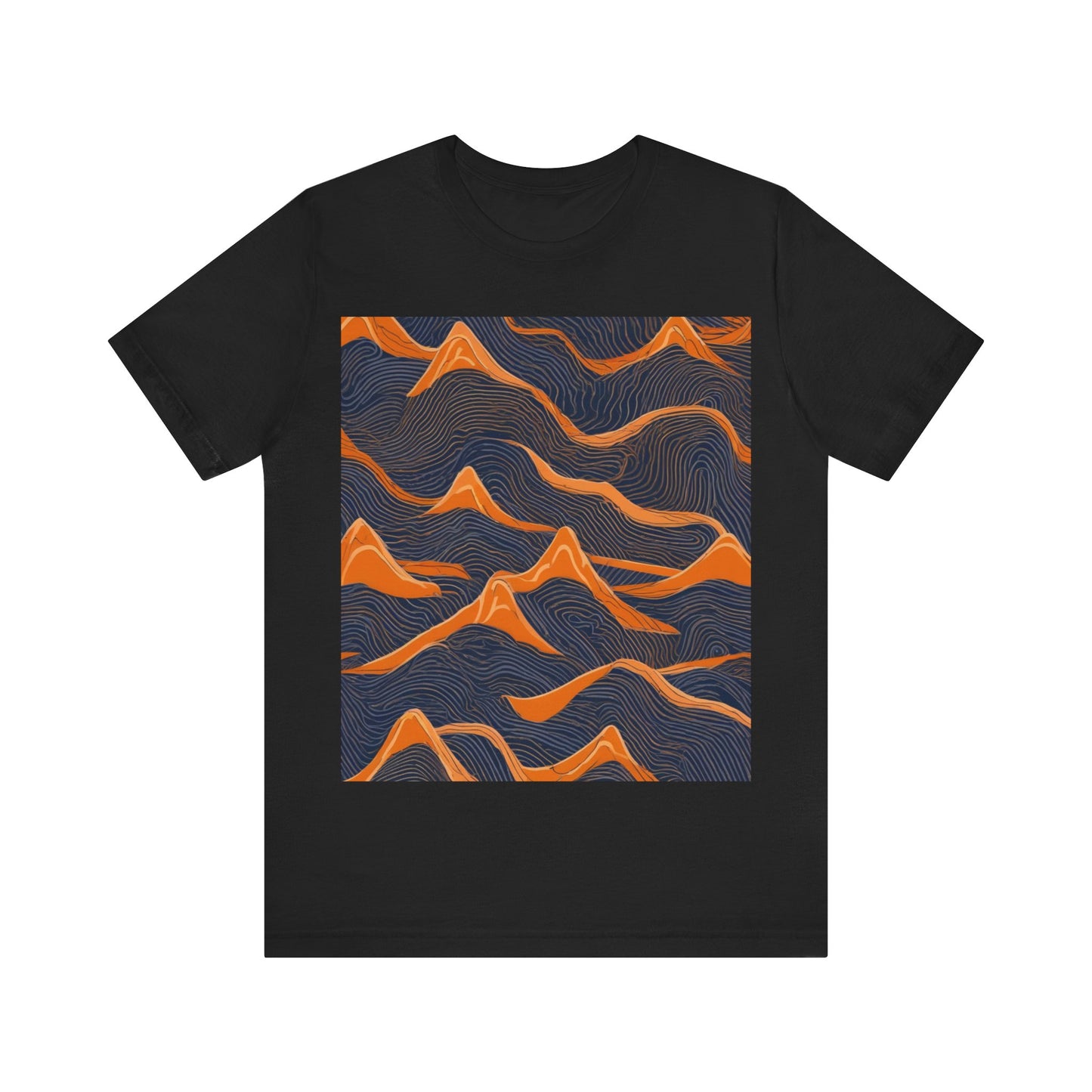 boostlete-boost-mode-pattern-topographic-engraved-0035 — Unisex Jersey Short Sleeve (B+C 3001)