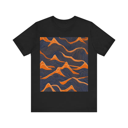 boostlete-boost-mode-pattern-topographic-engraved-0035 — Unisex Jersey Short Sleeve (B+C 3001)