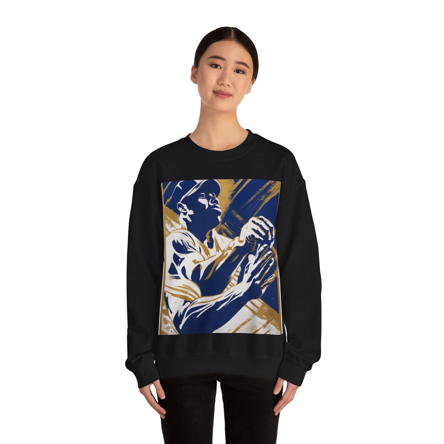 boostlete-pr-season-scene-athlete-high-industrial-0160 — Unisex Heavy Blend Crewneck Sweatshirt (Gildan)
