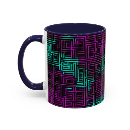 boostlete-boost-mode-pattern-plate-number-monoline-0079 — Accent Mug 11oz/15oz