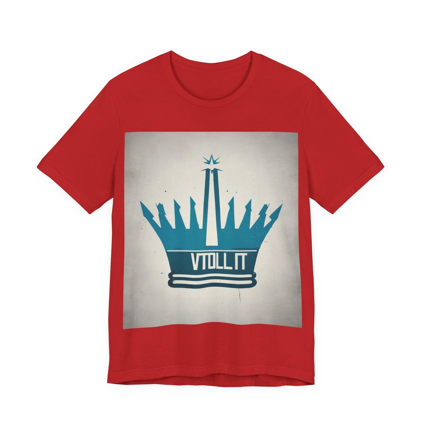 boostlete-am-crew-icon-crown-matte-industrial-0058 — Unisex Jersey Short Sleeve (B+C 3001)