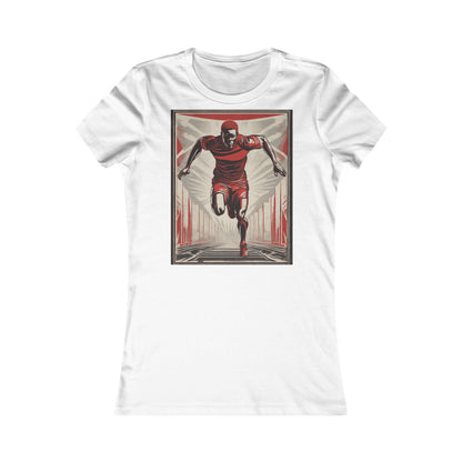 boostlete-am-crew-scene-sprinter-outline-athletic-0228 — Women's Favorite Tee (B+C 6004)