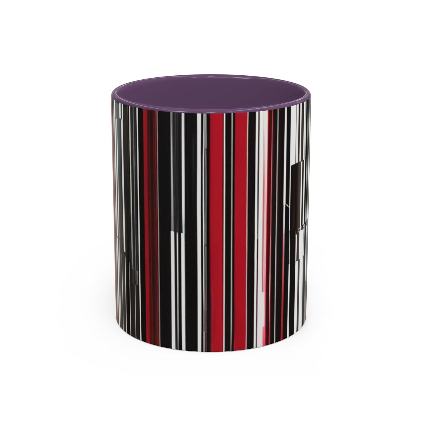 boostlete-am-crew-pattern-barcode-athletic-0911 — Accent Mug 11/15oz