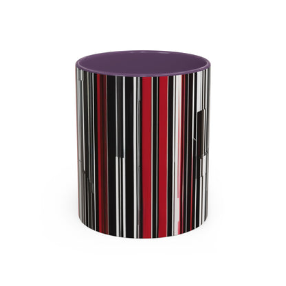 boostlete-am-crew-pattern-barcode-athletic-0911 — Accent Mug 11/15oz
