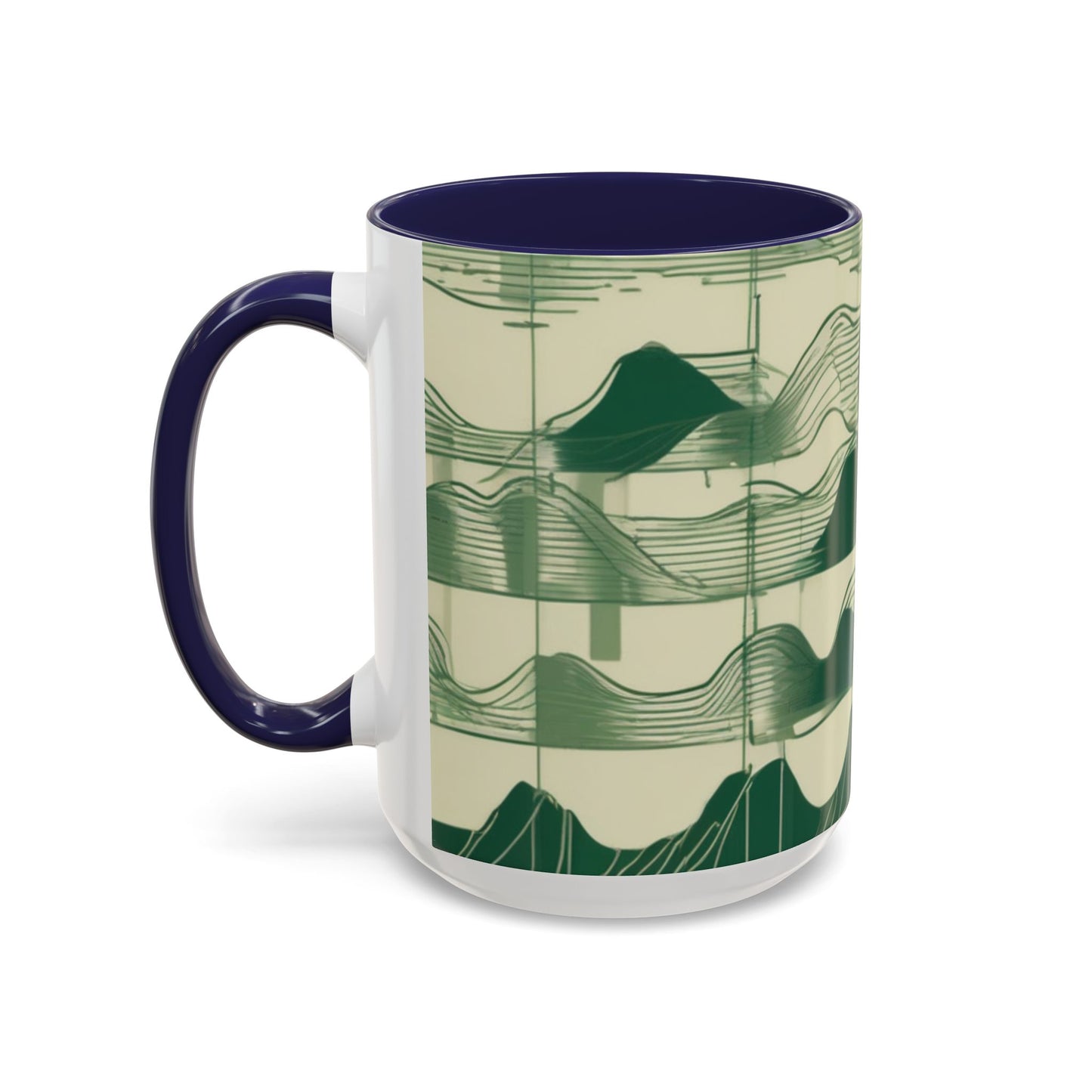 boostlete-mile-by-mile-pattern-audio-blueprint-0971 — Accent Mug 11/15oz