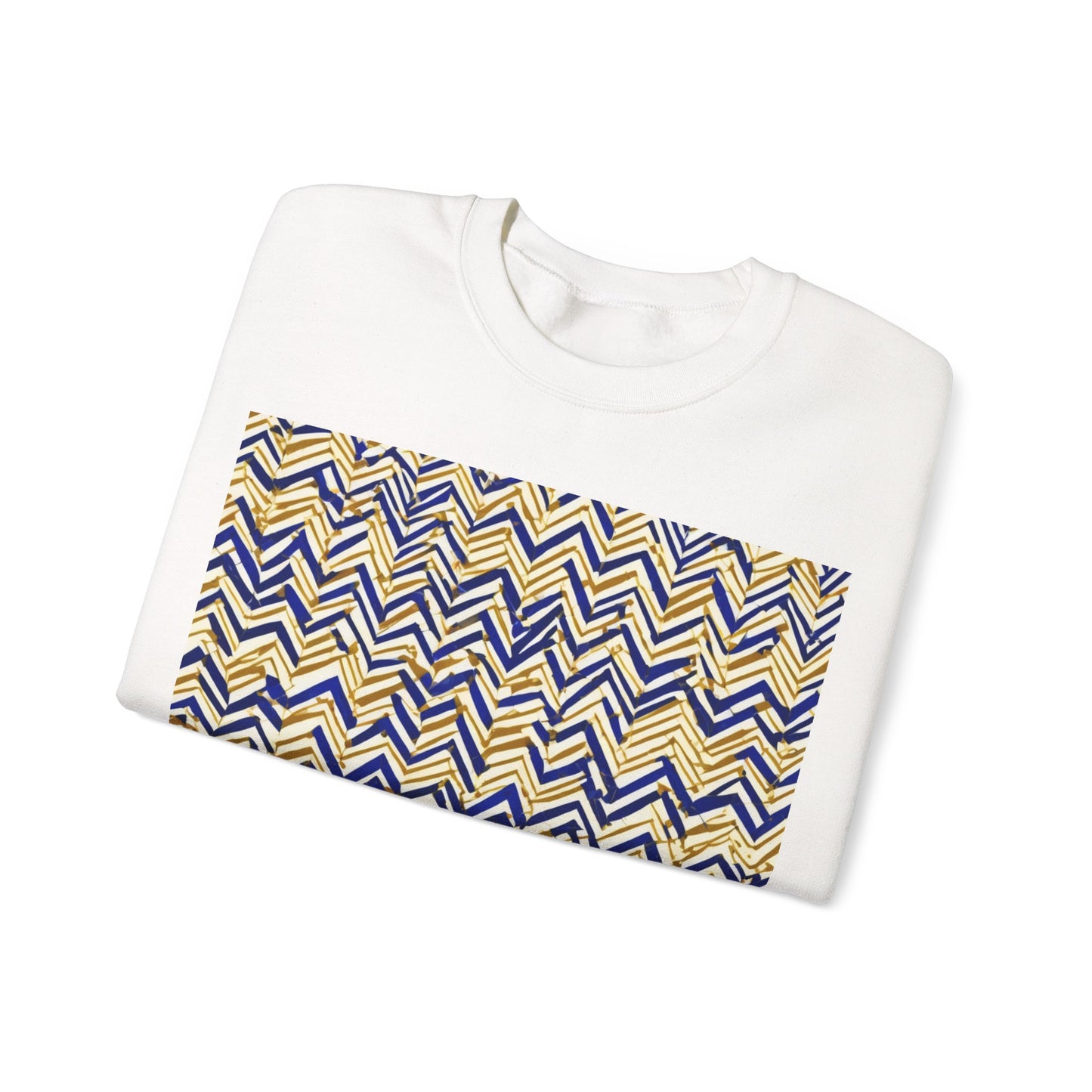 boostlete-boost-mode-pattern-ekg-line-art-0091 — Unisex Heavy Blend Crewneck Sweatshirt (Gildan)