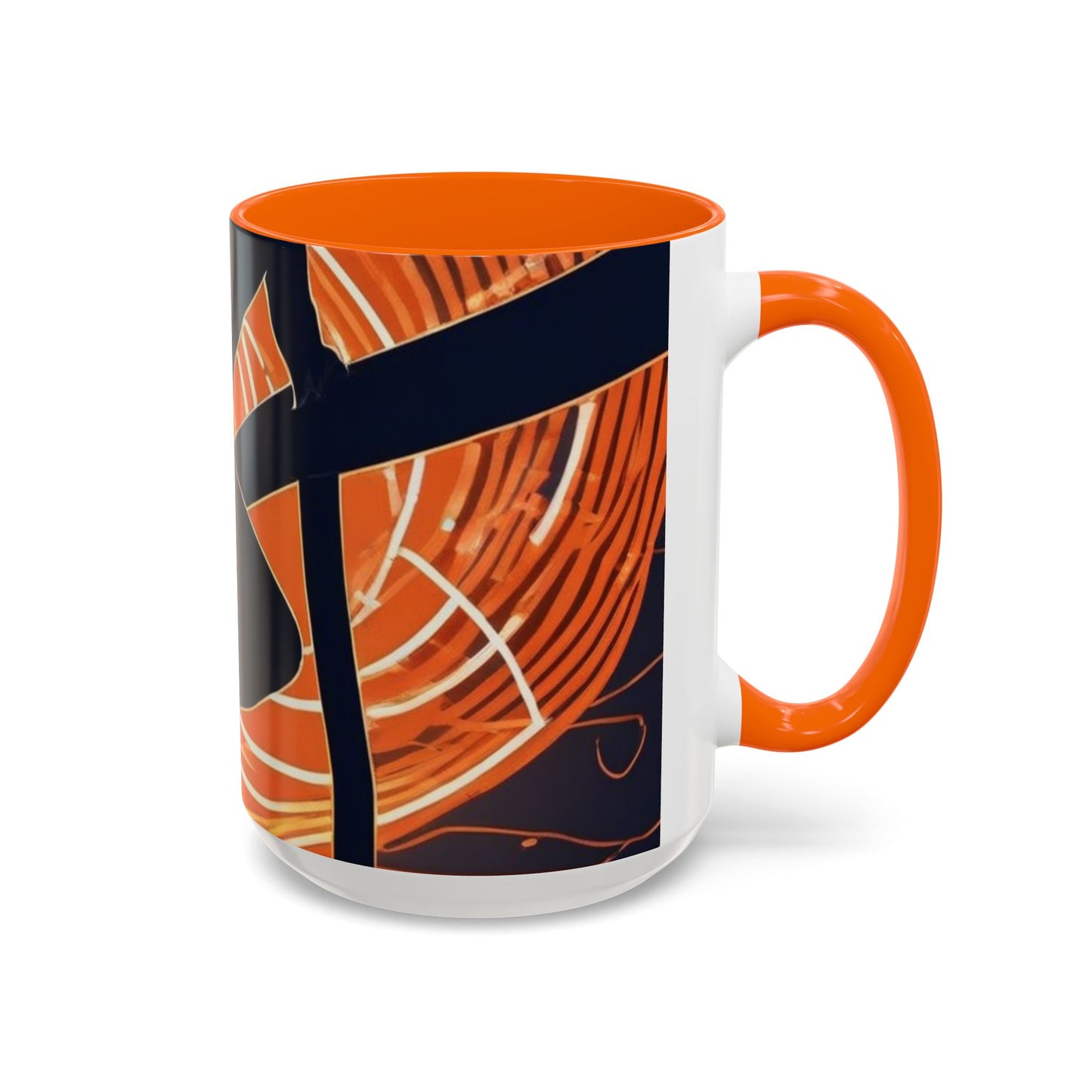 boostlete-iron-intent-scene-hurdler-neon-modern-0264 — Accent Mug 11oz/15oz