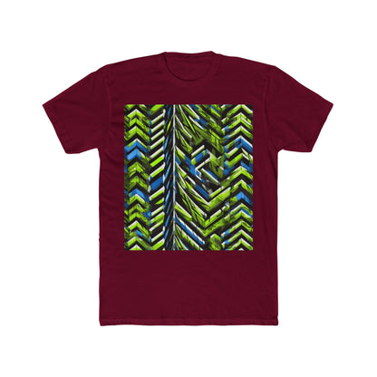 boostlete-rise-grind-pattern-chevron-isometric-0195 — Unisex Cotton Crew Tee (NL 3600)