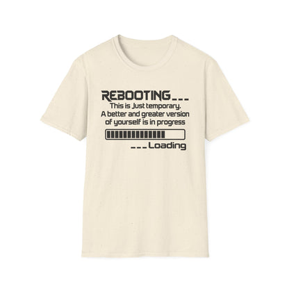 Rebooting Self-Improvement Loading Graphic T-Shirt