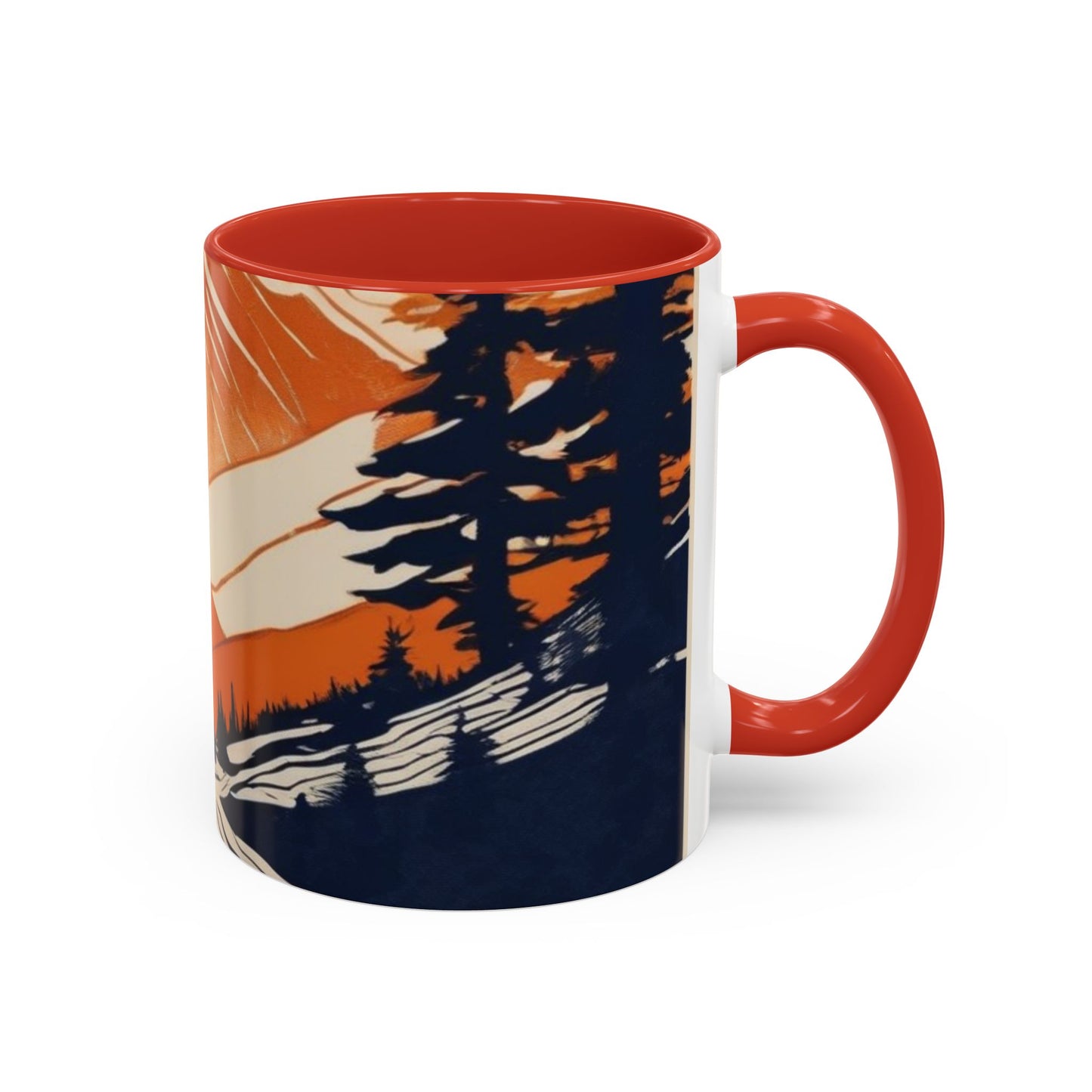 boostlete-iron-intent-scene-trail-glitch-badge-0100 — Accent Mug 11oz/15oz