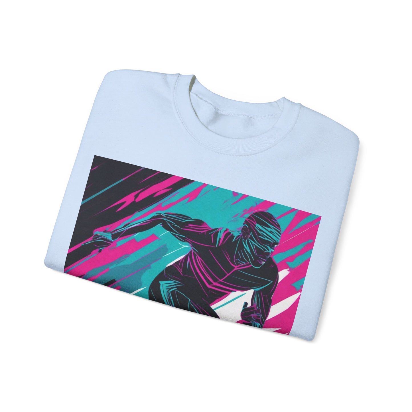 boostlete-mile-by-mile-scene-sprinter-motion-modern-0828 — Unisex Heavy Blend Crewneck (G18000)