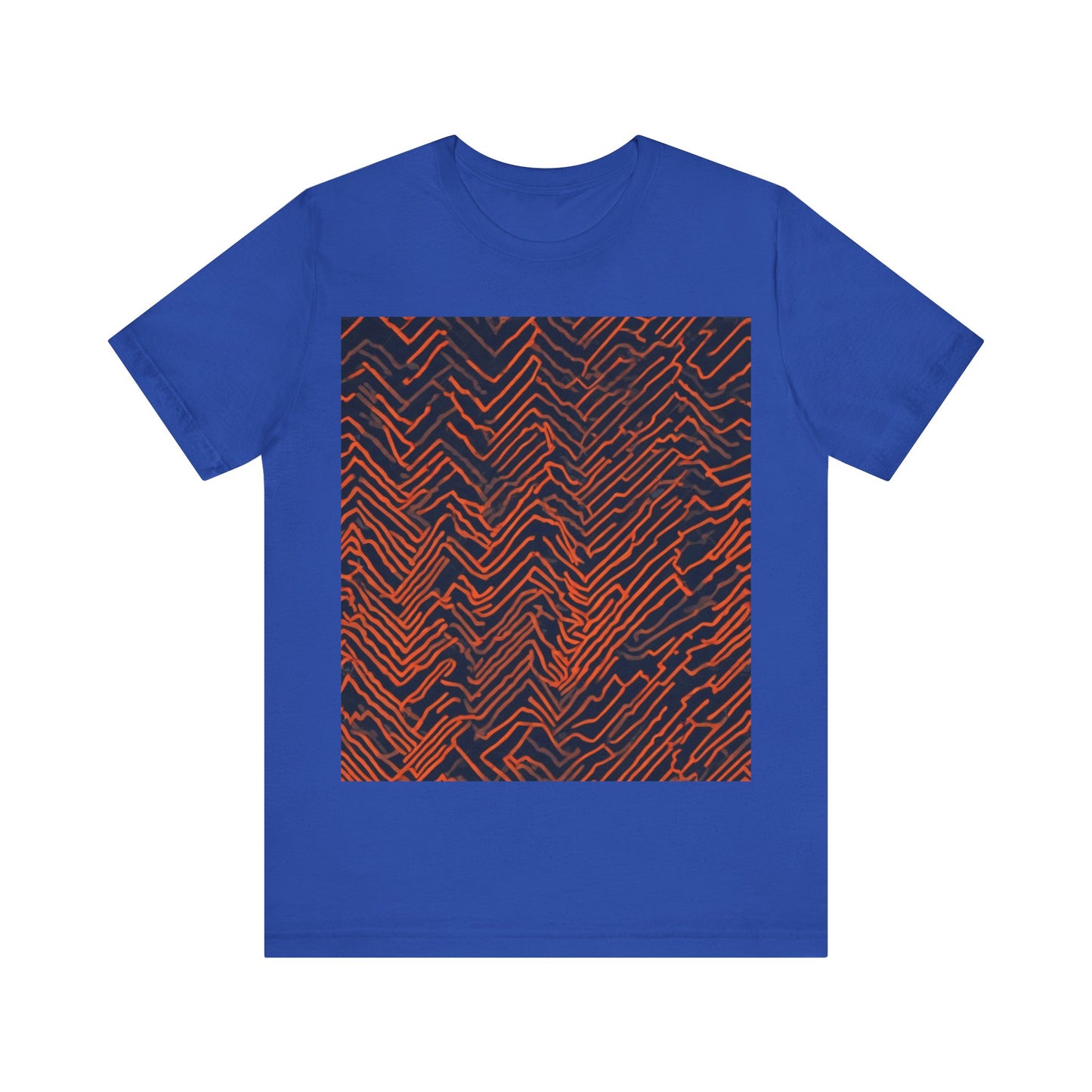 boostlete-field-day-pattern-ekg-modern-0087 — Unisex Jersey Short Sleeve (B+C 3001)