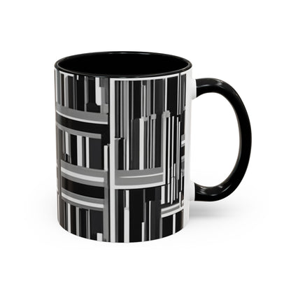 boostlete-recovery-progress-pattern-barcode-isometric-1023 — Accent Mug 11/15oz