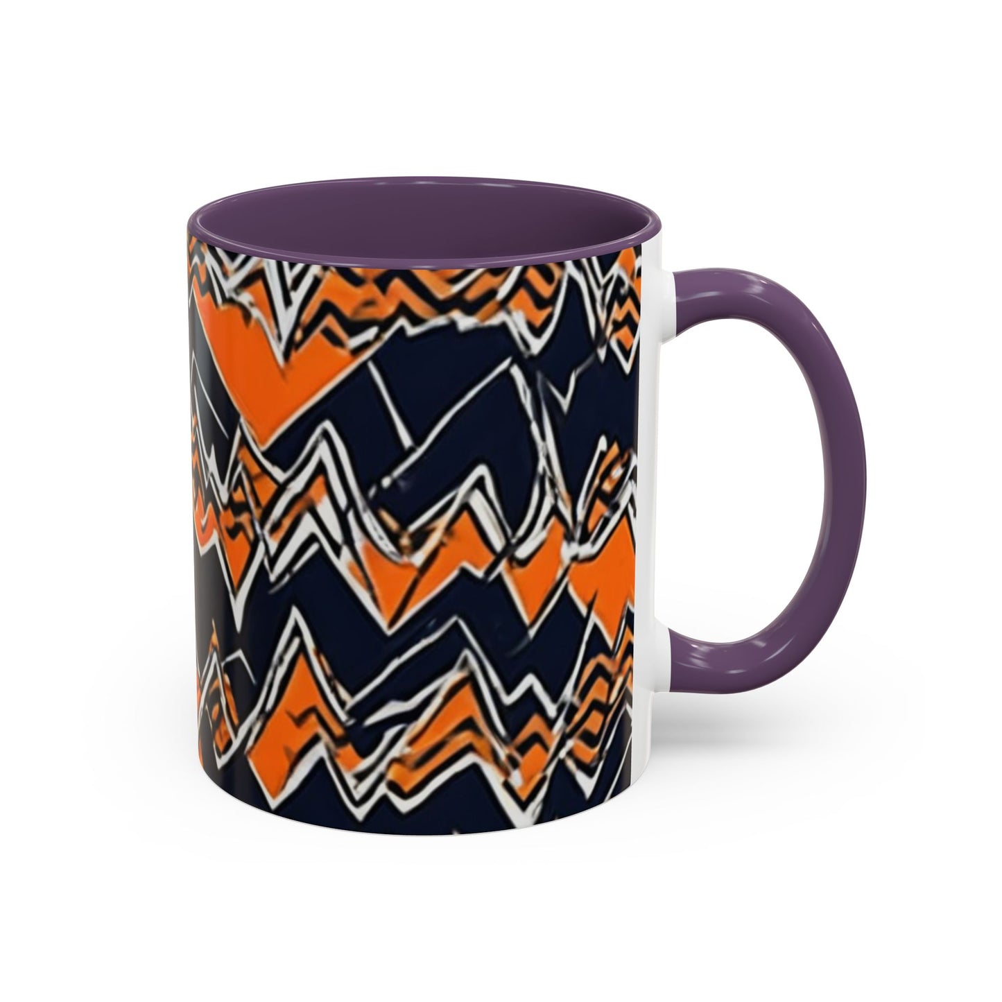 boostlete-headspace-pattern-ekg-industrial-0559 — Accent Mug 11/15oz