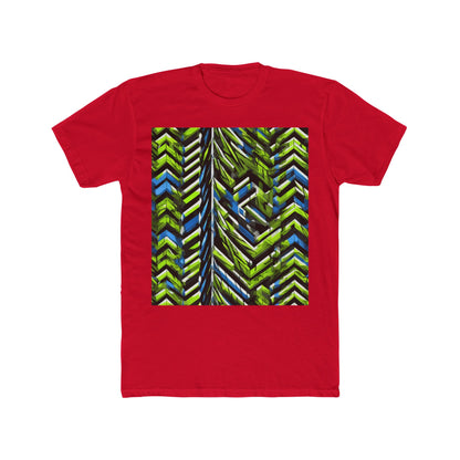 boostlete-rise-grind-pattern-chevron-isometric-0195 — Unisex Cotton Crew Tee (NL 3600)
