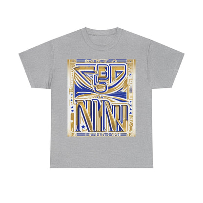 boostlete-boost-mode-type-earned-not-given-outline-over-solid-line-art-0005 — Unisex Heavy Cotton Tee (Gildan 5000)