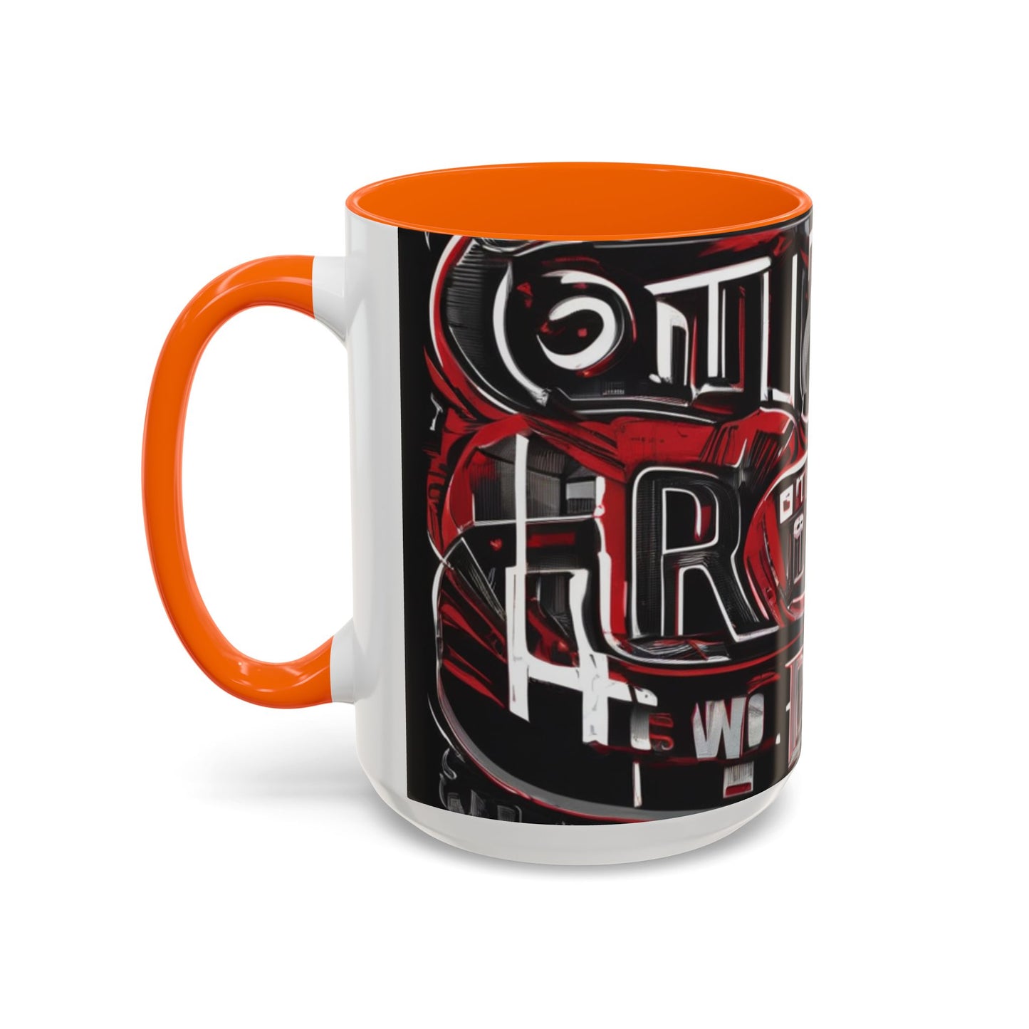 boostlete-boost-mode-type-win-the-day-outline-over-solid-monoline-0477 — Accent Mug 11/15oz