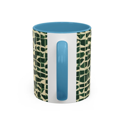 boostlete-iron-intent-pattern-plate-number-isometric-0099 — Accent Mug 11oz/15oz