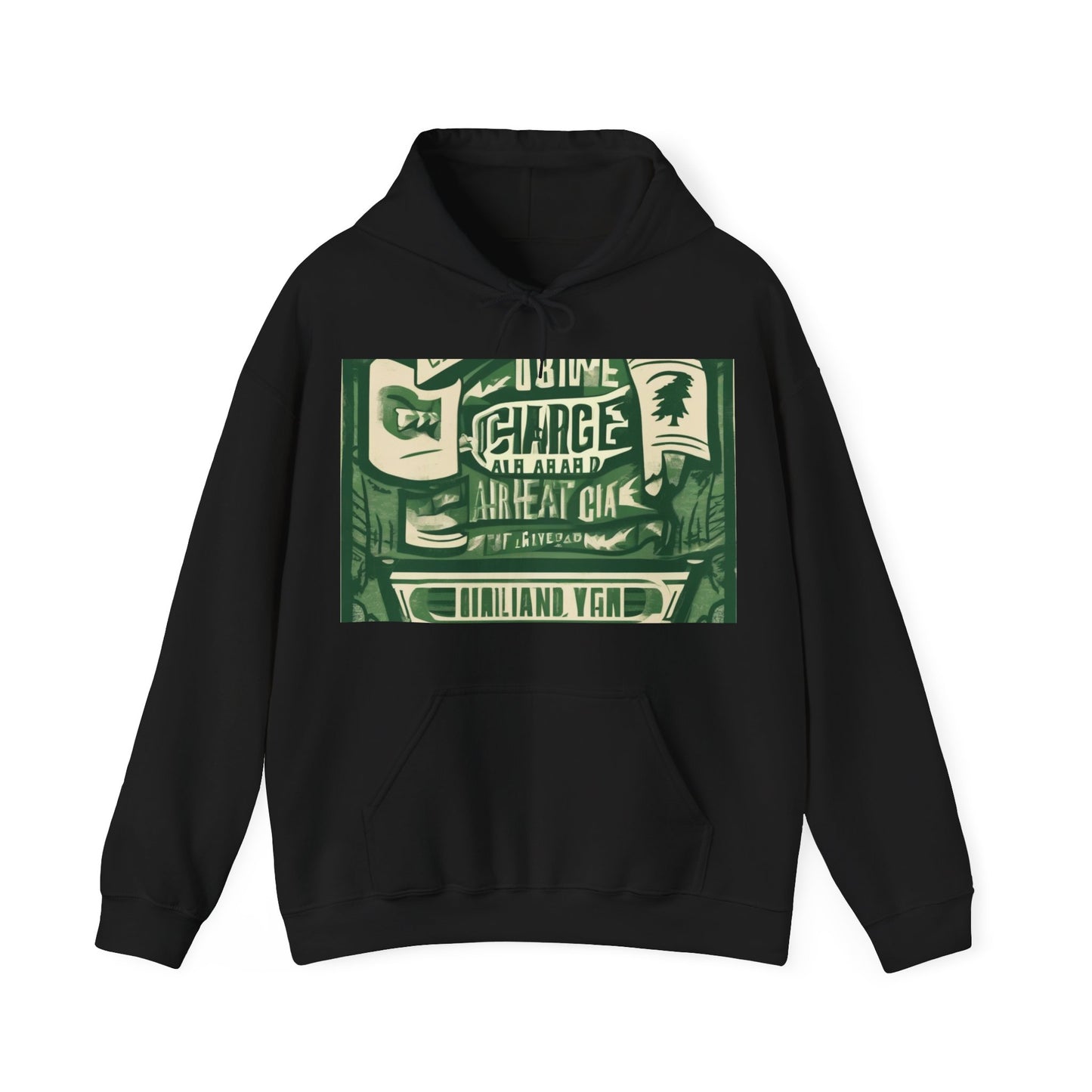 boostlete-am-crew-type-charge-ahead-banner-paper-0965 — Unisex Heavy Blend Hoodie (G18500)