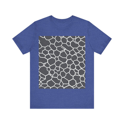 boostlete-iron-intent-pattern-hex-blueprint-0063 — Unisex Jersey Short Sleeve (B+C 3001)