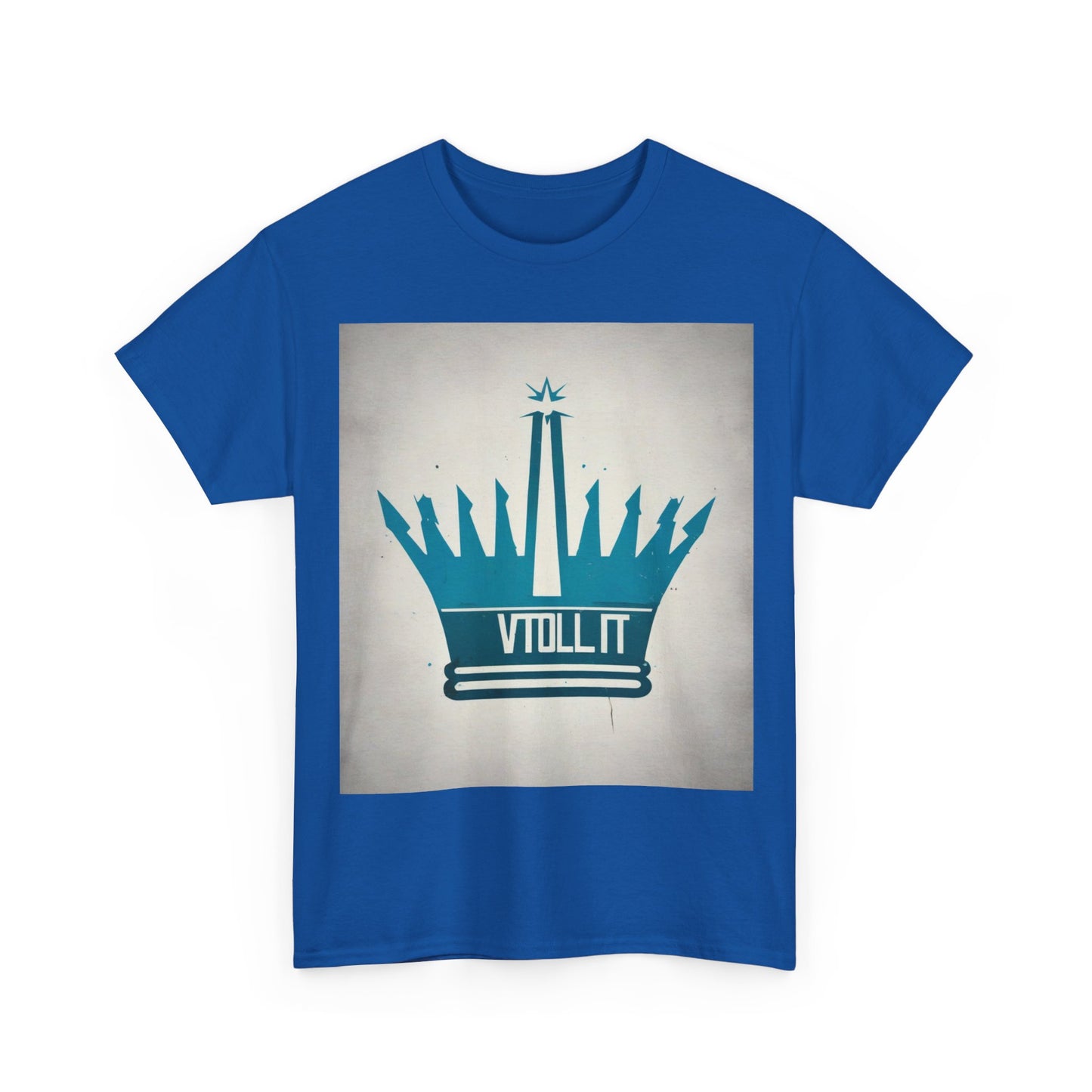 boostlete-am-crew-icon-crown-matte-industrial-0058 — Unisex Heavy Cotton Tee (Gildan 5000)