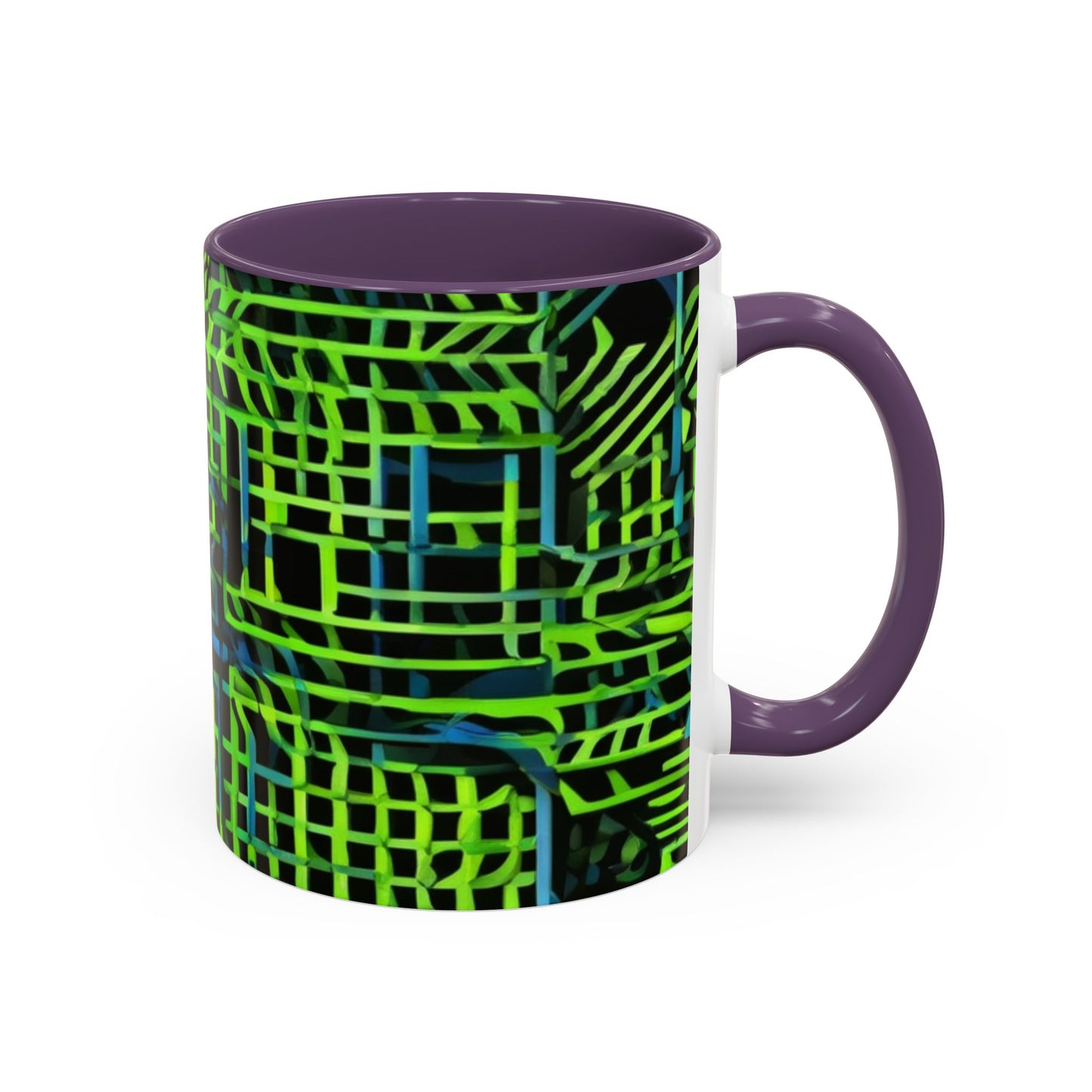 boostlete-quiet-power-pattern-stair-steps-industrial-0751 — Accent Mug 11/15oz