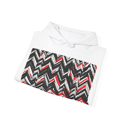 boostlete-am-crew-pattern-chevron-geometric-0659 — Unisex Heavy Blend Hoodie (G18500)