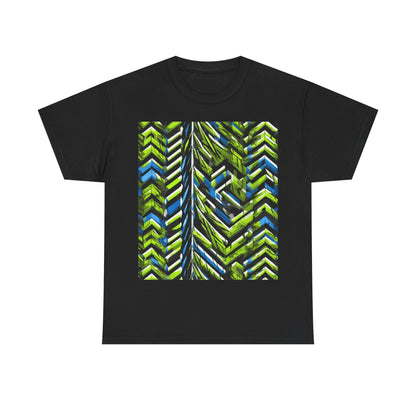 boostlete-rise-grind-pattern-chevron-isometric-0195 — Unisex Heavy Cotton Tee (Gildan 5000)