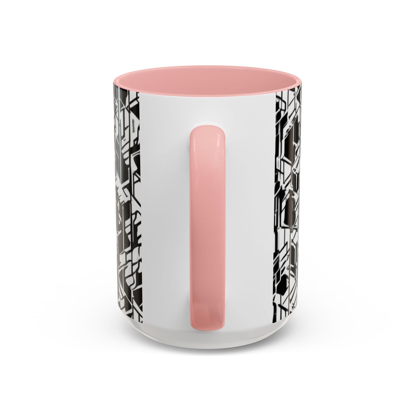 boostlete-field-day-pattern-micro-blueprint-0927 — Accent Mug 11/15oz