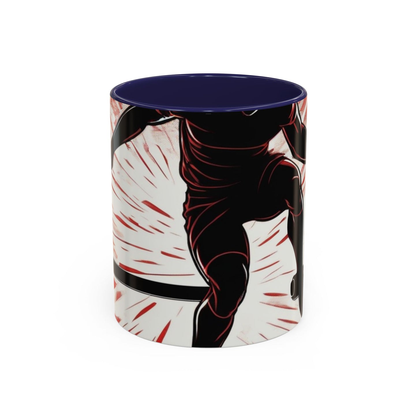 boostlete-recovery-progress-scene-hurdler-halftone-engraved-0212 — Accent Mug 11oz/15oz