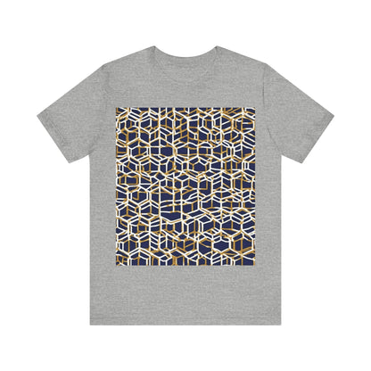 boostlete-am-crew-pattern-hex-industrial-0131 — Unisex Jersey Short Sleeve (B+C 3001)