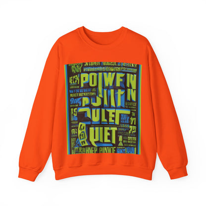 boostlete-am-crew-type-power-in-quiet-arc-paper-1481 — Unisex Heavy Blend Crewneck (G18000)
