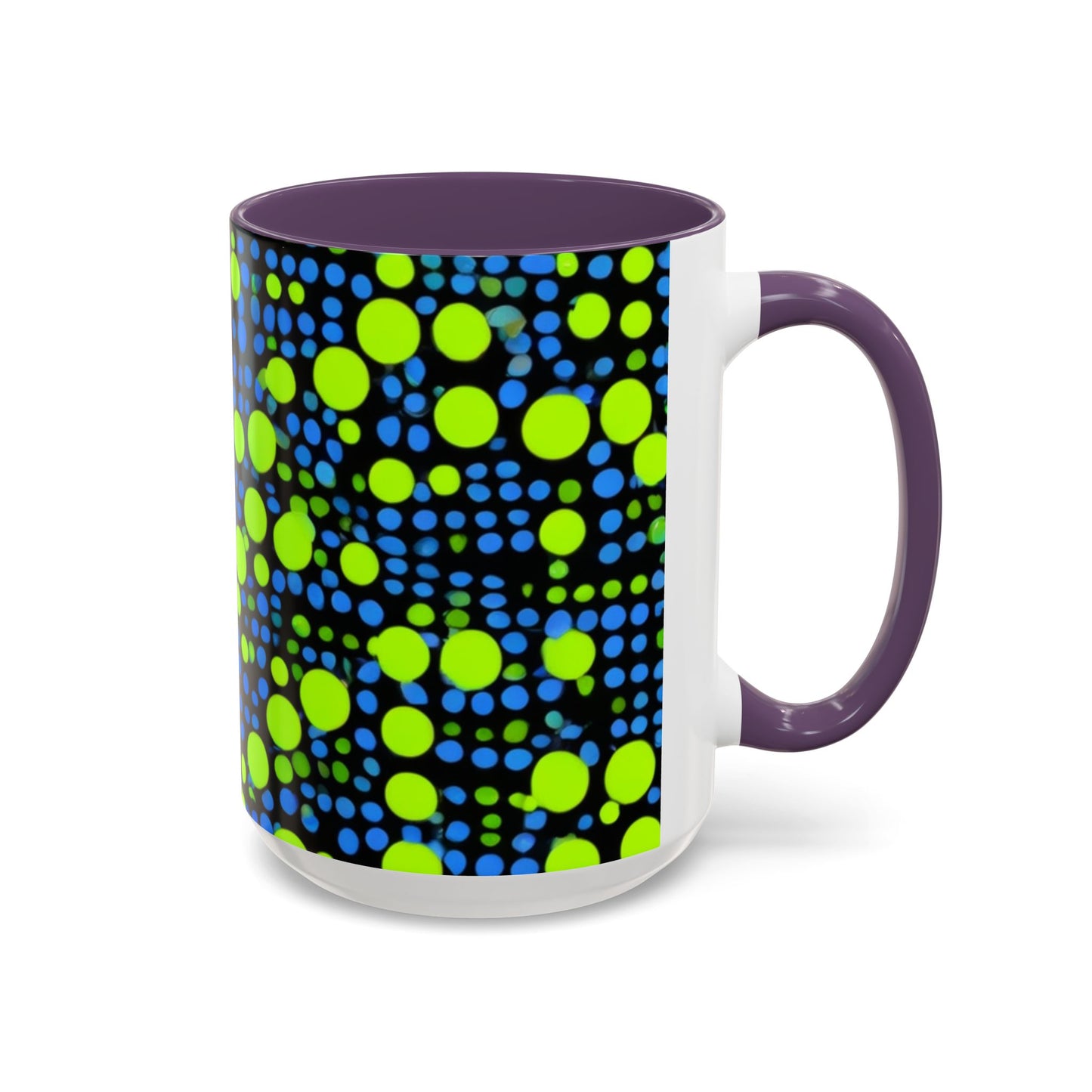 boostlete-mile-by-mile-pattern-dotted-geometric-0071 — Accent Mug 11oz/15oz