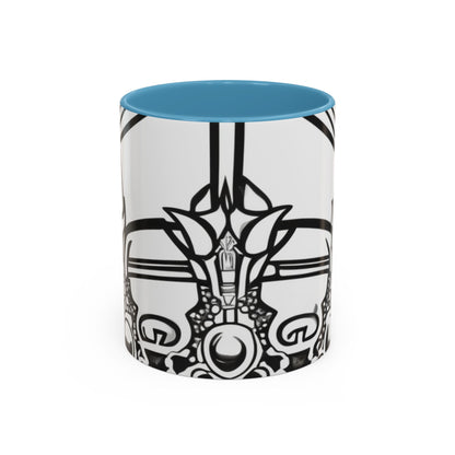 boostlete-quiet-power-icon-crown-outline-badge-0130 — Accent Mug 11oz/15oz