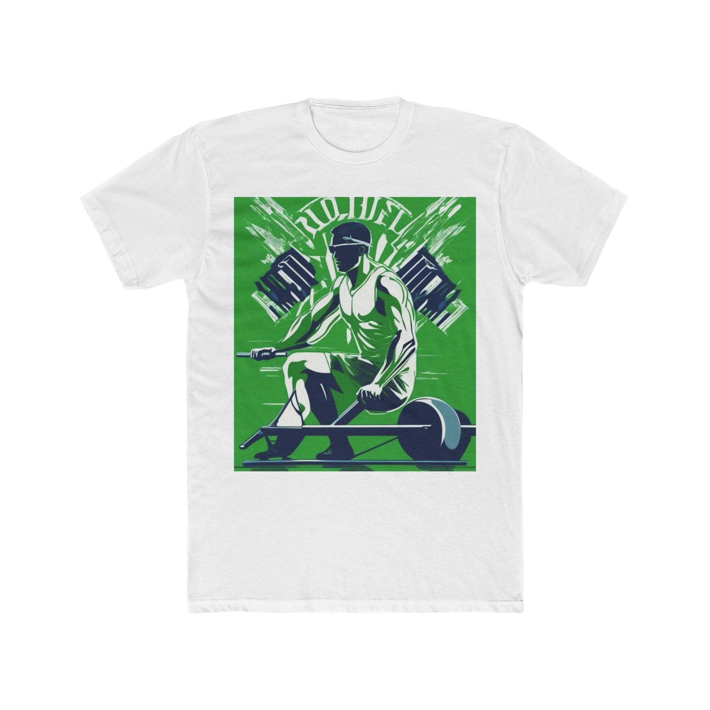 boostlete-am-crew-scene-rower-grainy-bold-0172 — Unisex Cotton Crew Tee (NL 3600)