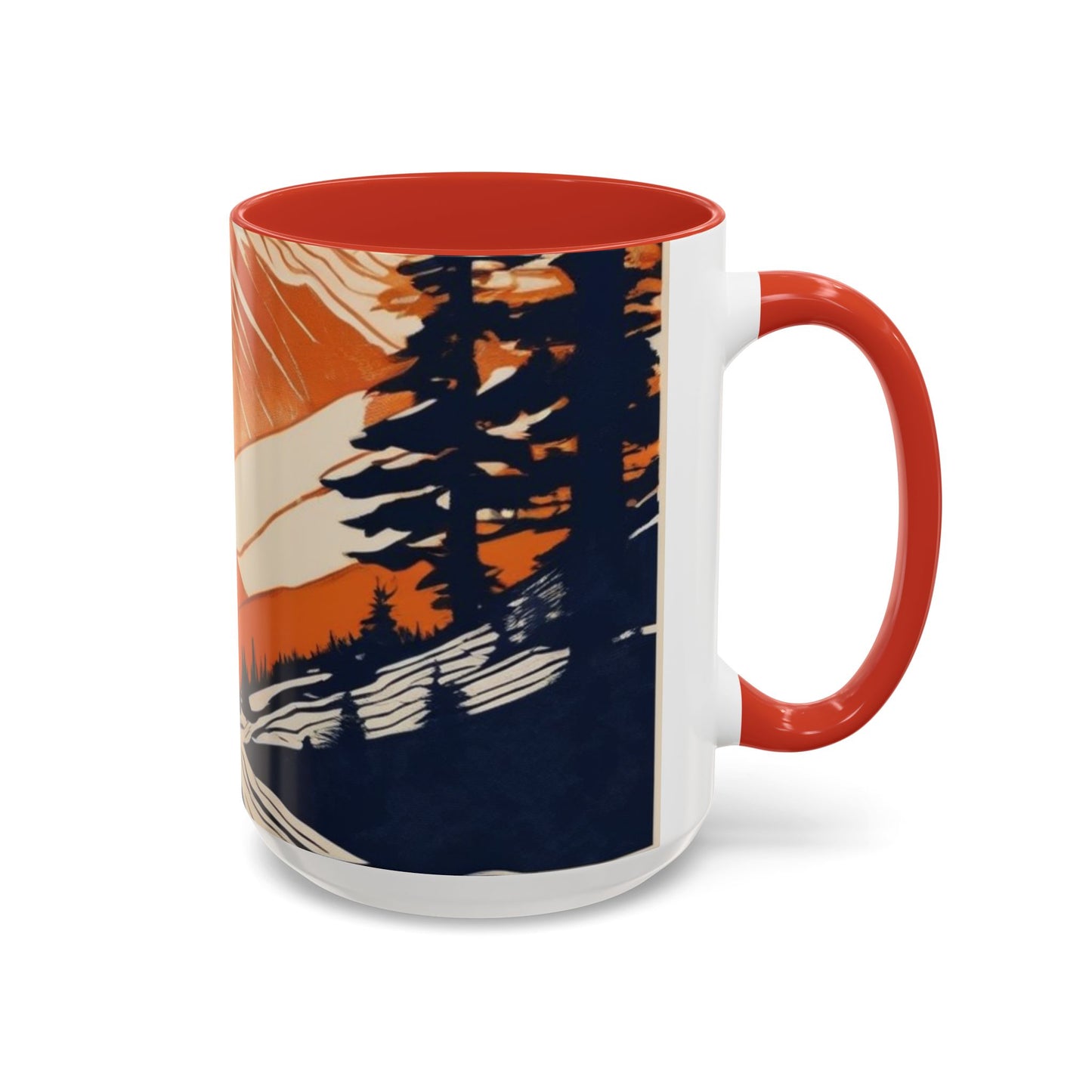boostlete-iron-intent-scene-trail-glitch-badge-0100 — Accent Mug 11oz/15oz