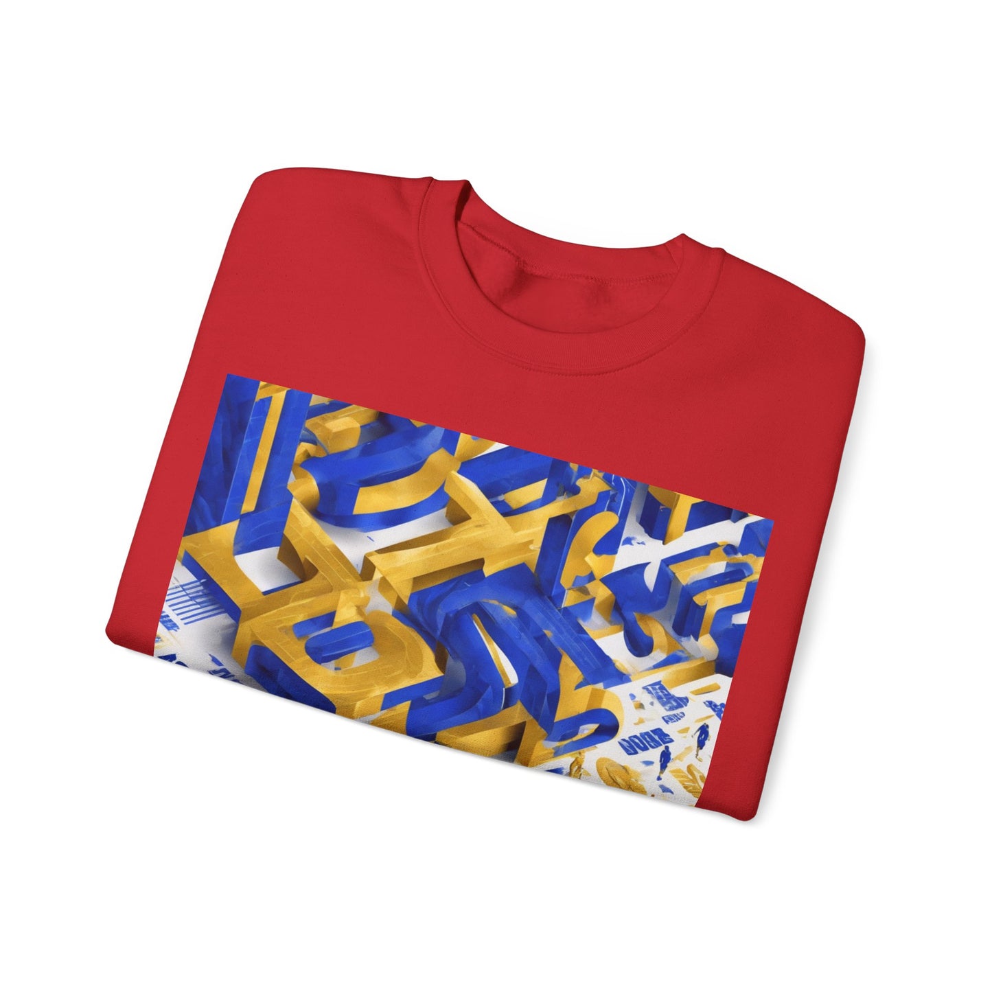 boostlete-iron-intent-type-one-more-rep-arc-isometric-0069 — Unisex Heavy Blend Crewneck Sweatshirt (Gildan)