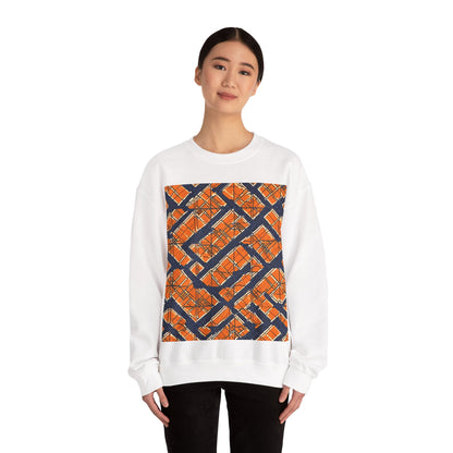 boostlete-boost-mode-pattern-plate-number-monoline-0571 — Unisex Heavy Blend Crewneck (G18000)
